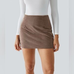 Halara High Waisted A Line Mini Corduroy Skort | 1X | EUC